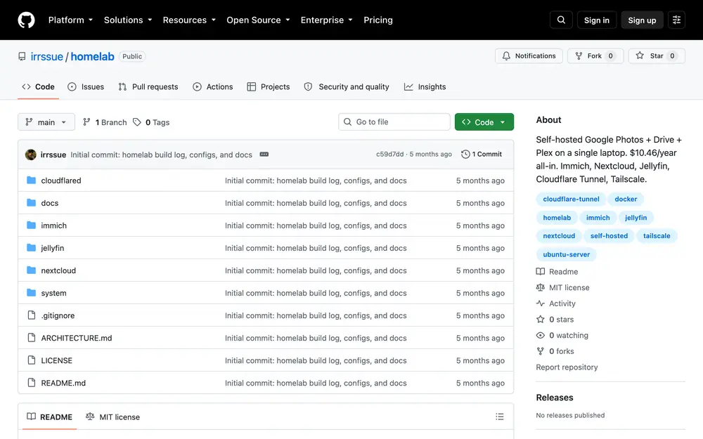Homelab — The start of my hobby into self hosting